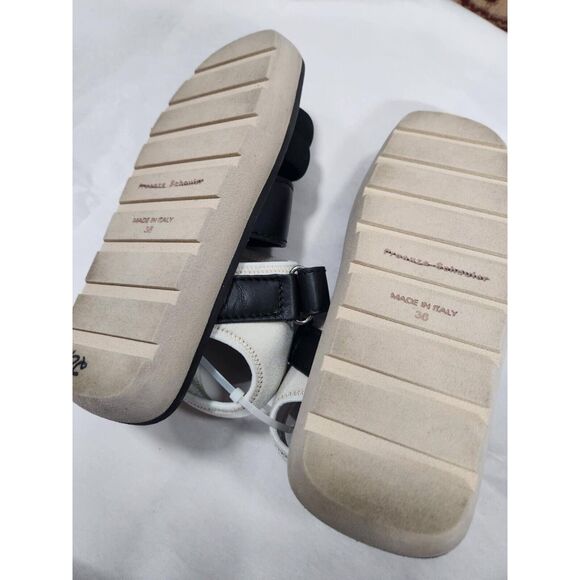 PROENZA SCHOULER  Neoprene And Leather Sandals Size 6 - Picture 8 of 11